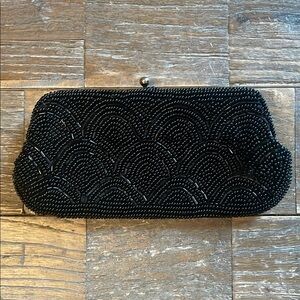 Vintage Delill Art Deco Beaded Coin Purse🖤